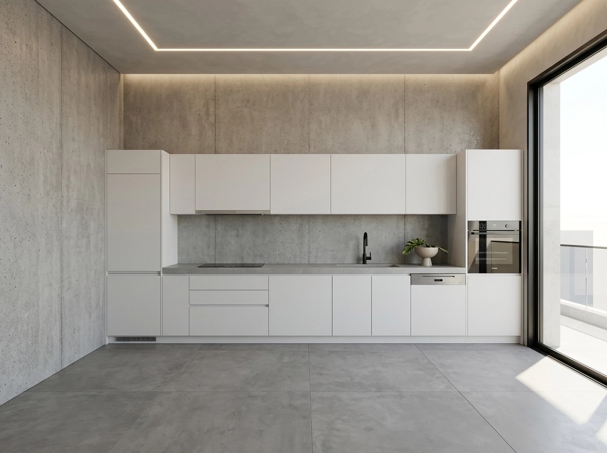 Minimalism Kitchen design — interior photo by GenRoom AI