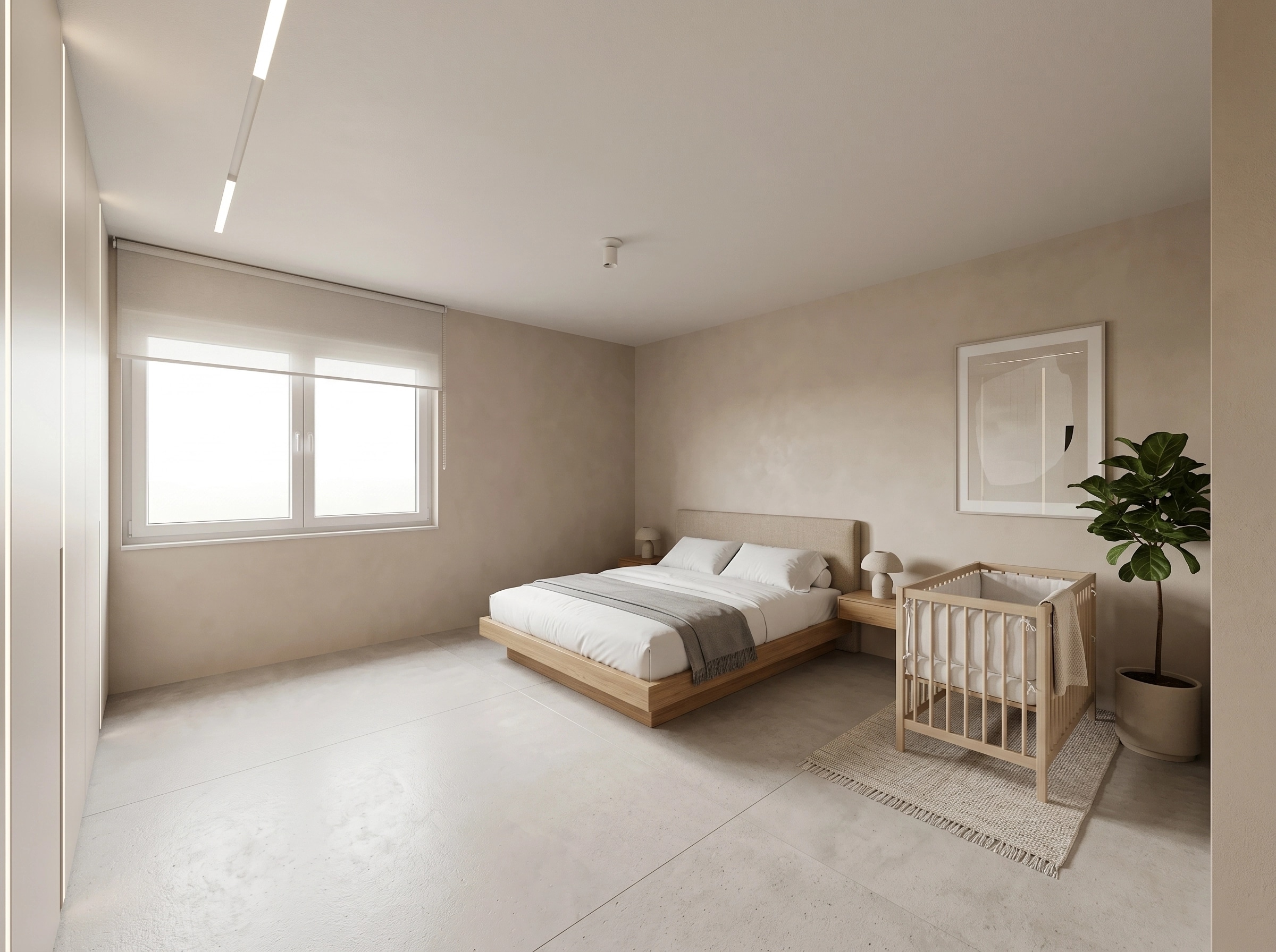 Minimalism Bedroom design — interior photo by GenRoom AI