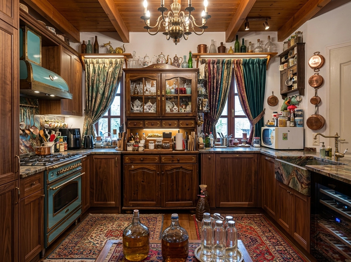 Maximalist Kitchen design — interior photo by GenRoom AI
