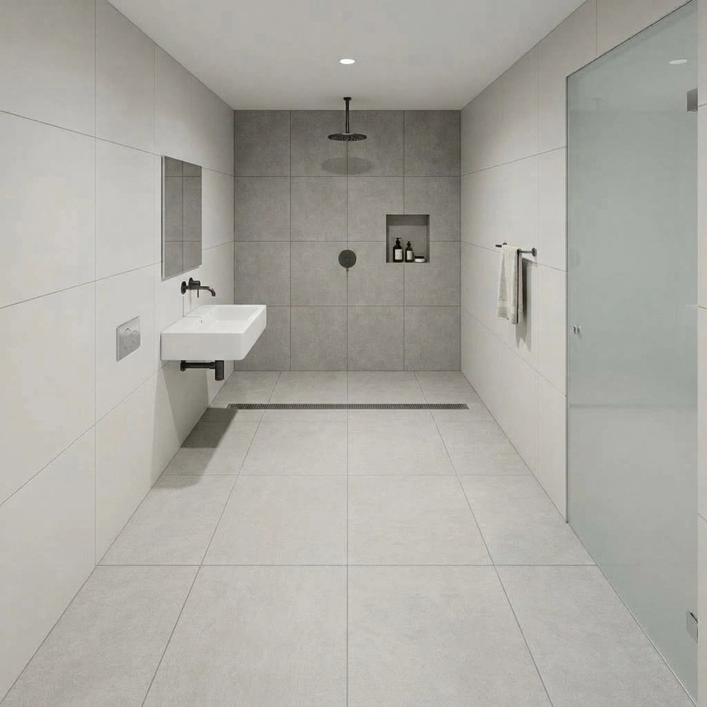 Bathroom interior in no_style style — photo by GenRoom AI