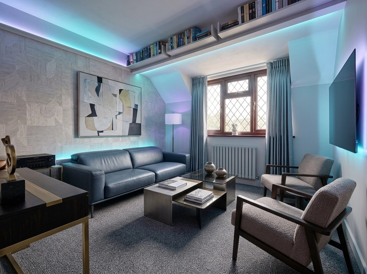 Interior design in Contemporary style — Living Room by GenRoom AI