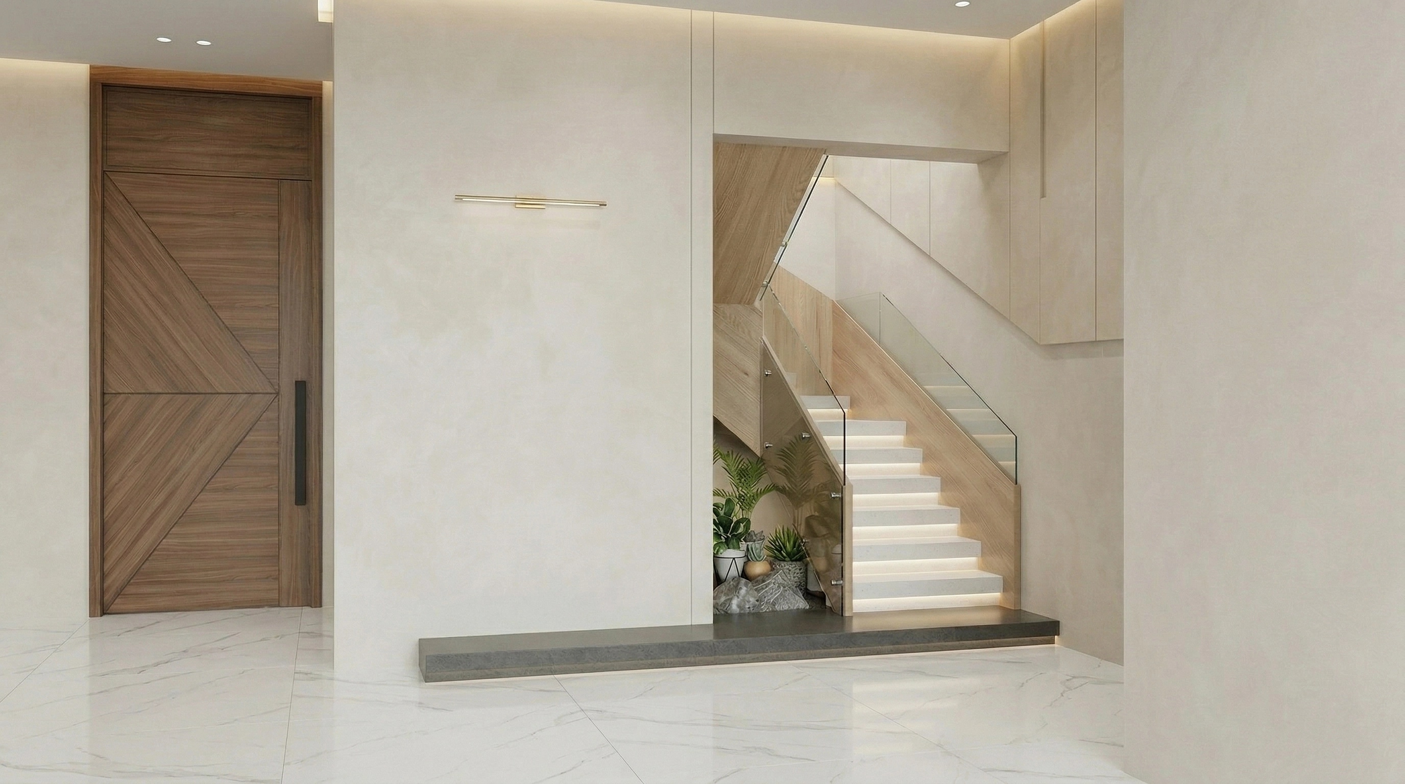 Interior design in Minimalism style — Living Room by GenRoom AI