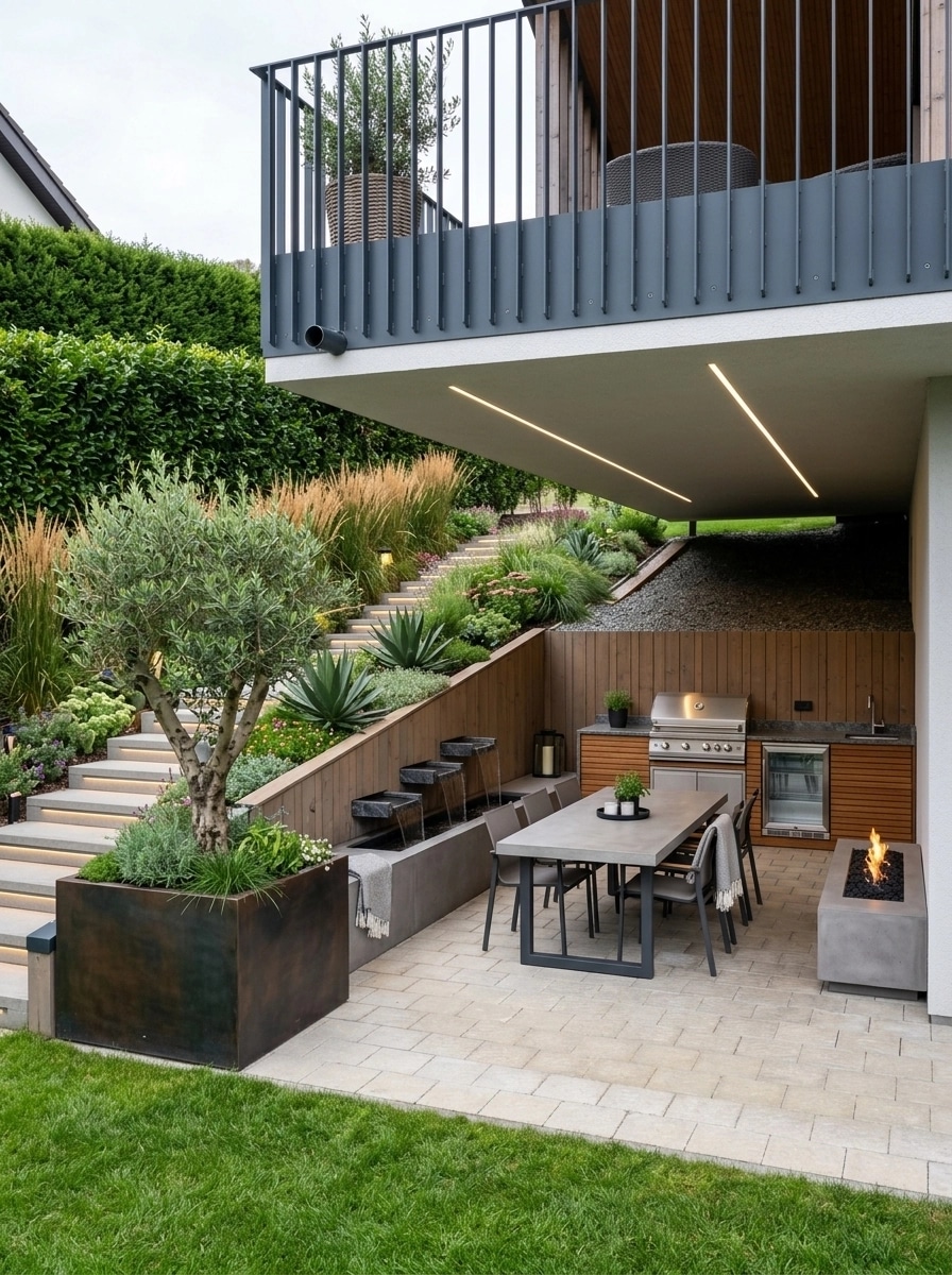 Contemporary Yard Yard design — yard photo by GenRoom AI