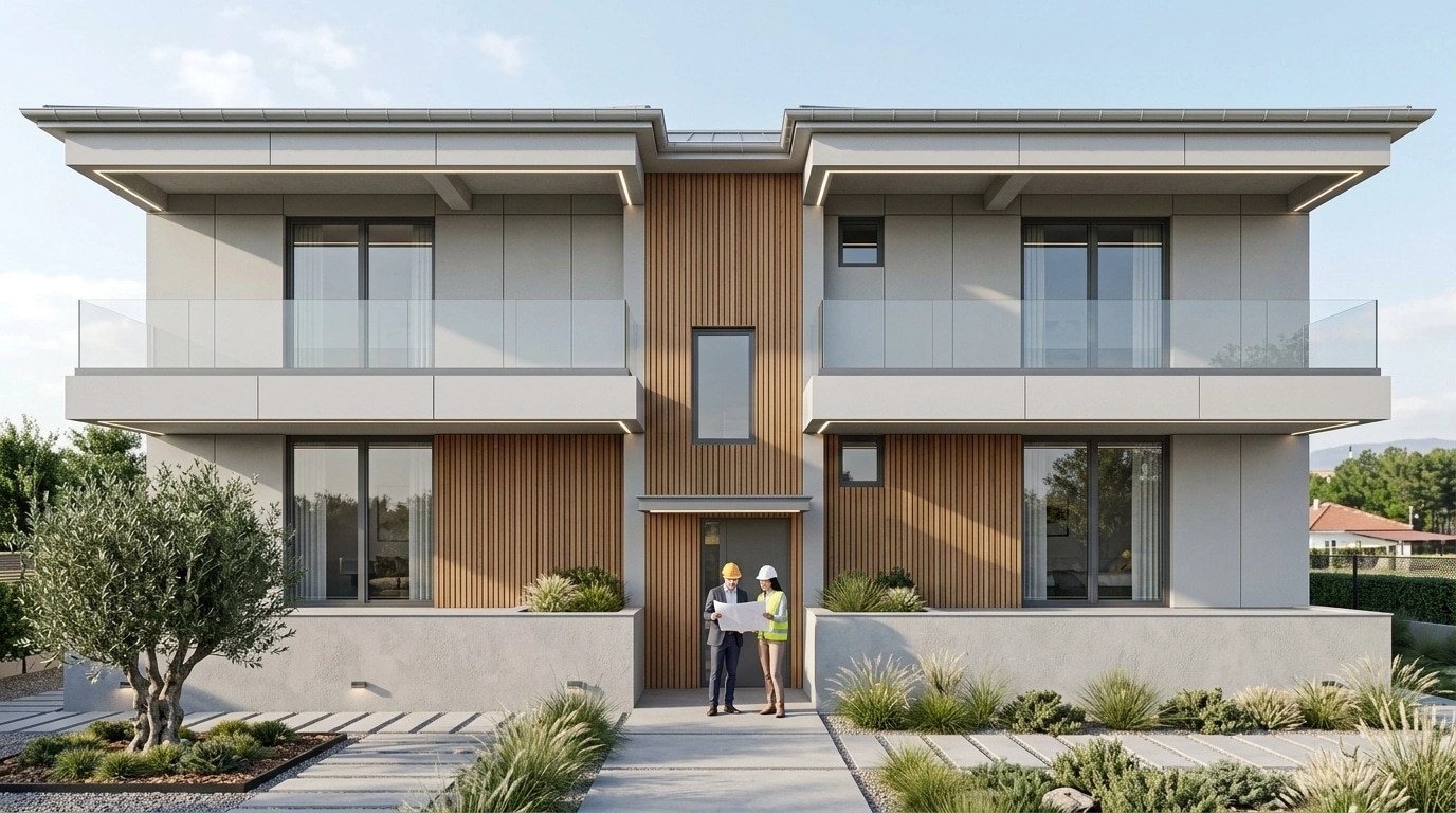 Minimalist Facade Facade design — facade photo by GenRoom AI