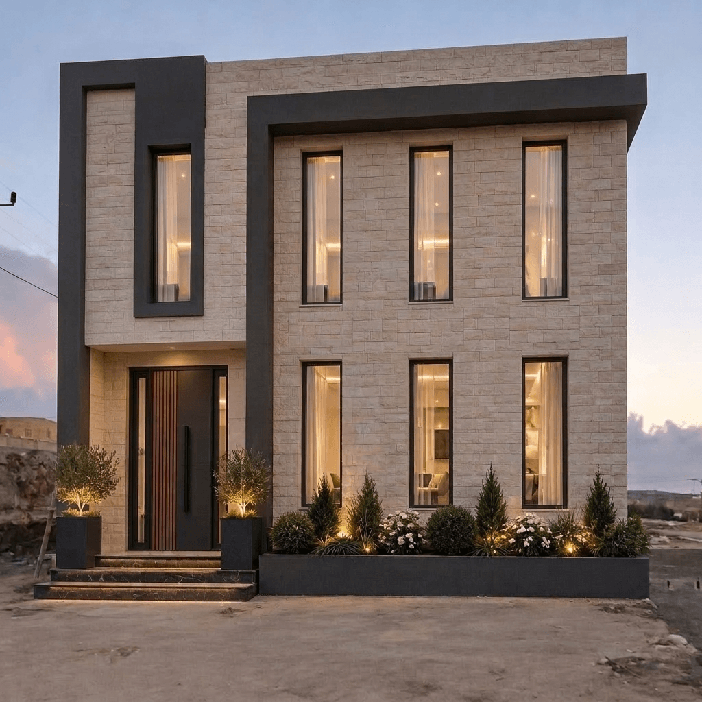 Contemporary Facade Facade design — facade photo by GenRoom AI