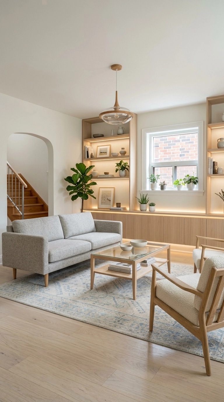 Interior design in Scandinavian style — Living Room by GenRoom AI