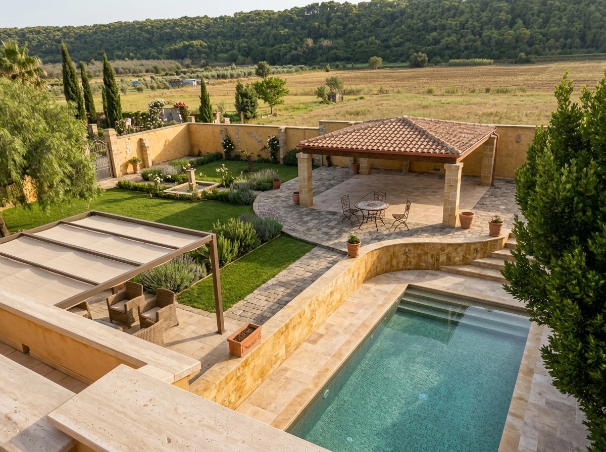 Facade design in Italian Villa Facade style — Facade by GenRoom AI