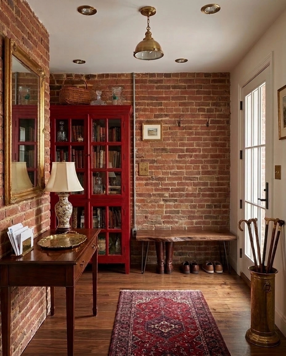 Hallway interior in British style — photo by GenRoom AI