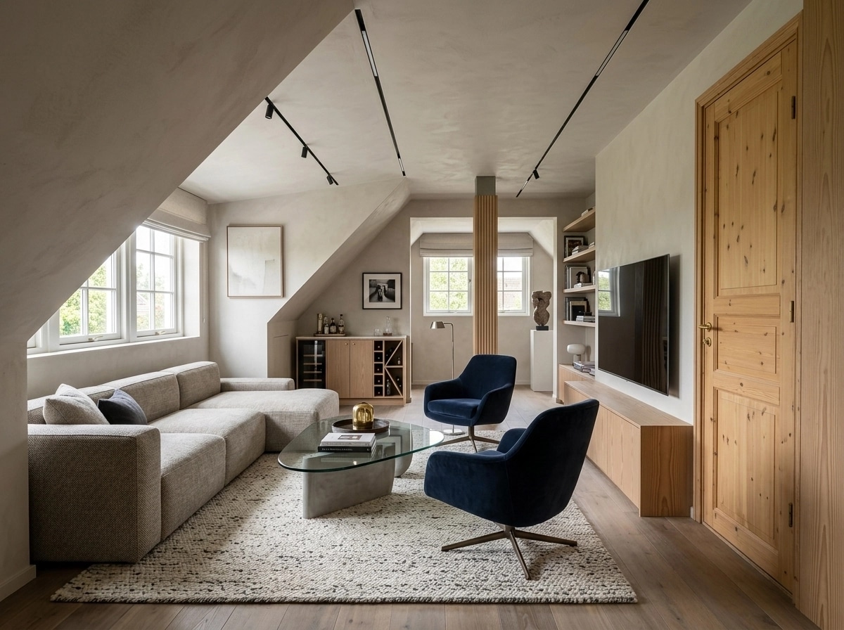 Interior design in Contemporary style — Living Room by GenRoom AI