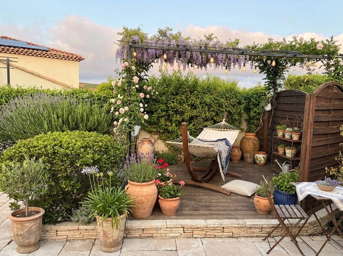 Provence Garden Bahçe design — yard photo by GenRoom AI