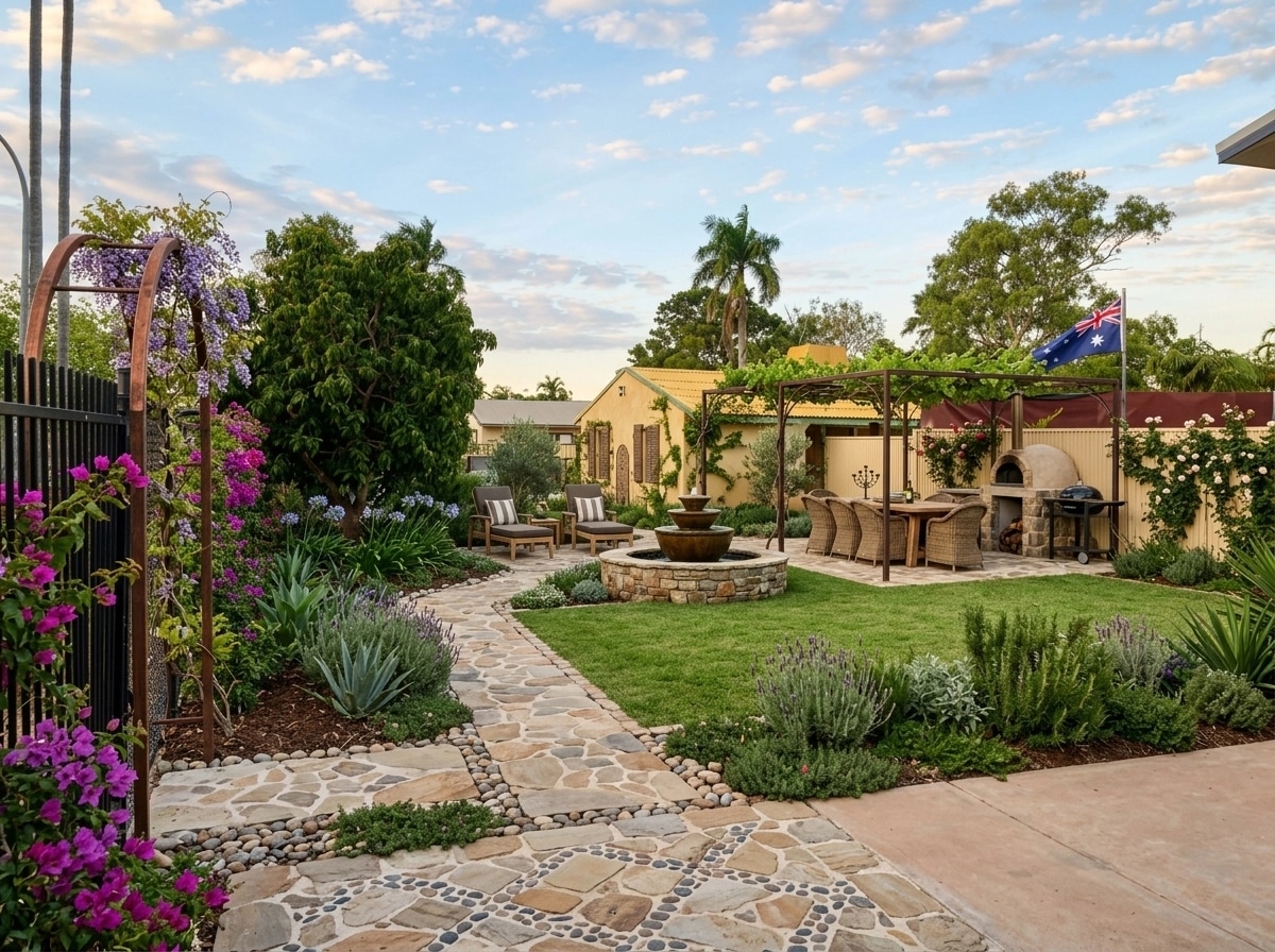 Mediterranean Yard Yard design — yard photo by GenRoom AI