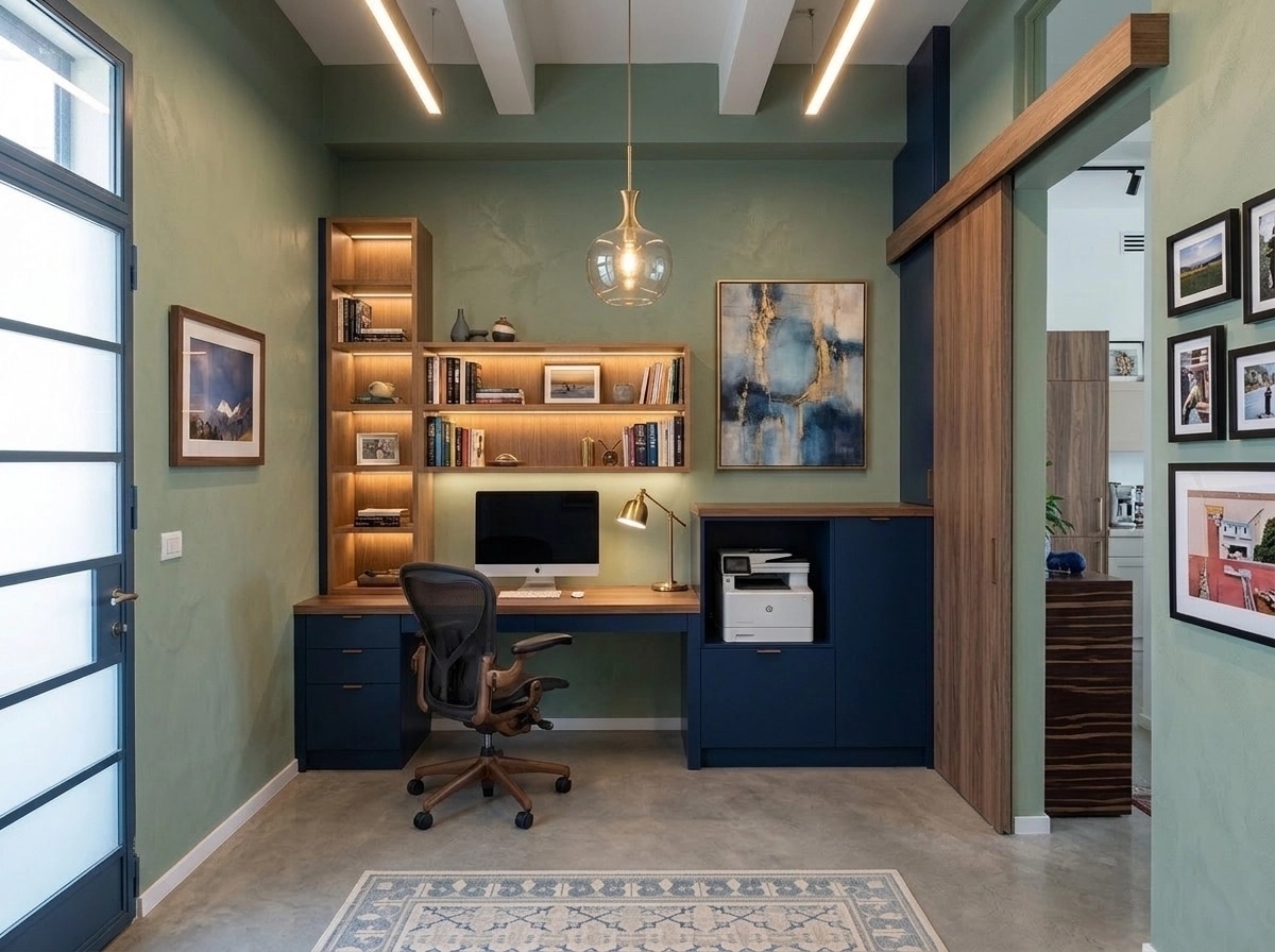Interior design in Contemporary style — home_office by GenRoom AI