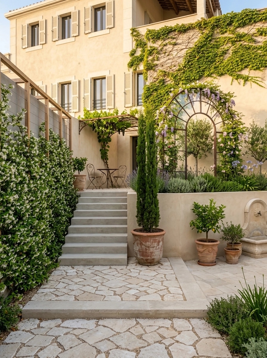 Landscape design in Provence Garden style — Yard by GenRoom AI