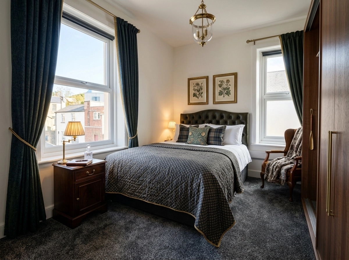 Interior design in British style — Bedroom by GenRoom AI