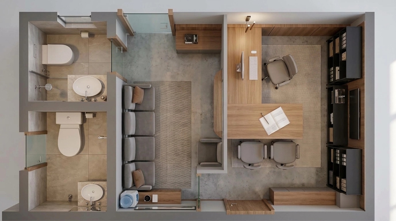 Interior design in Contemporary style — Living Room by GenRoom AI