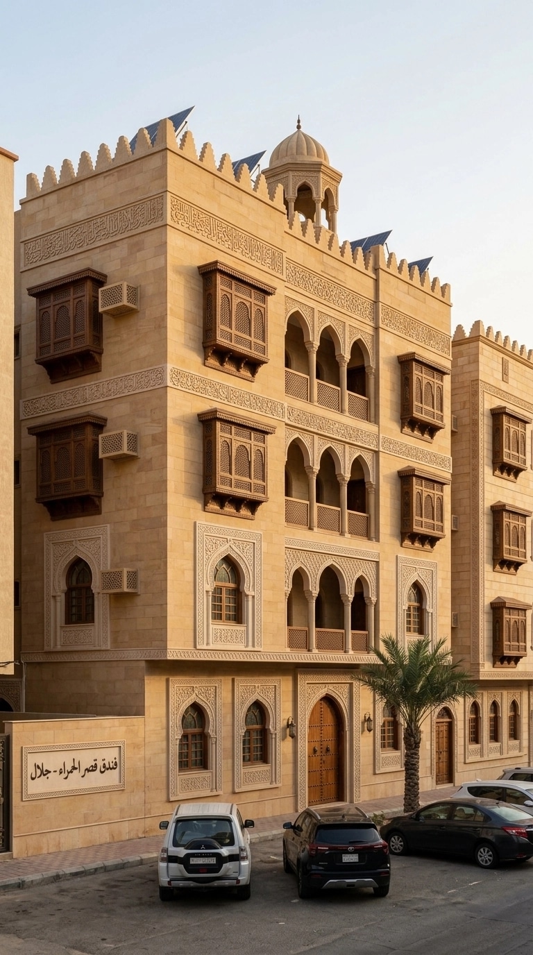 Arabian Facade Facade design — facade photo by GenRoom AI