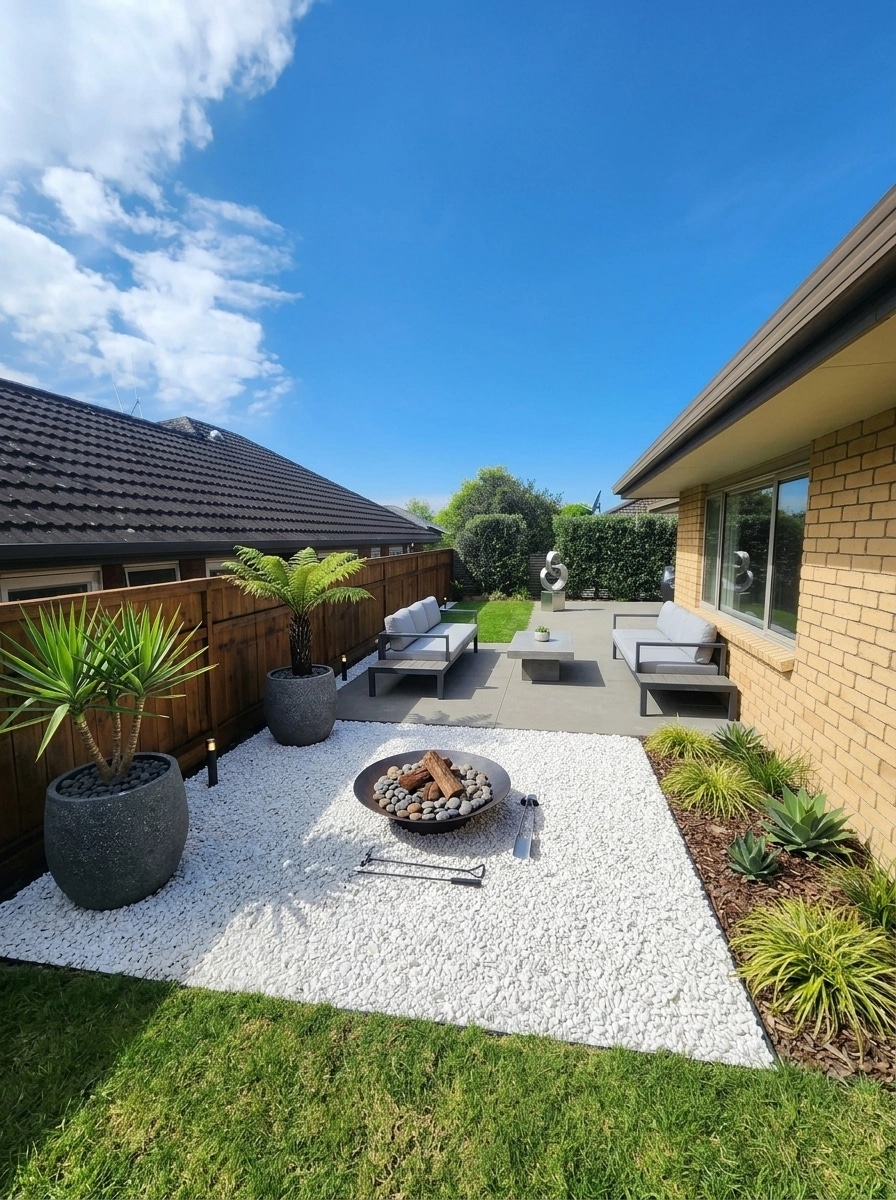 Landscape design in Contemporary Yard style — Yard by GenRoom AI