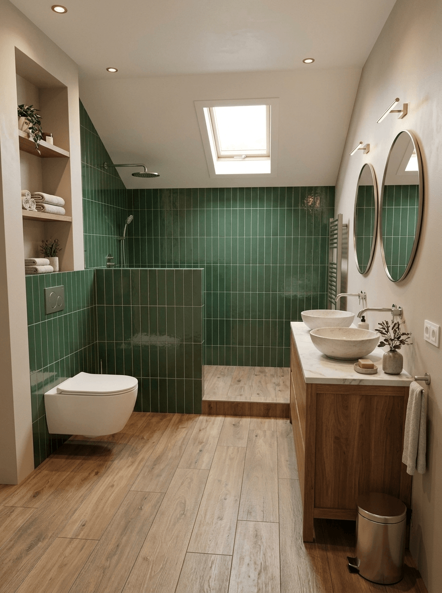 Bathroom interior in no_style style — photo by GenRoom AI