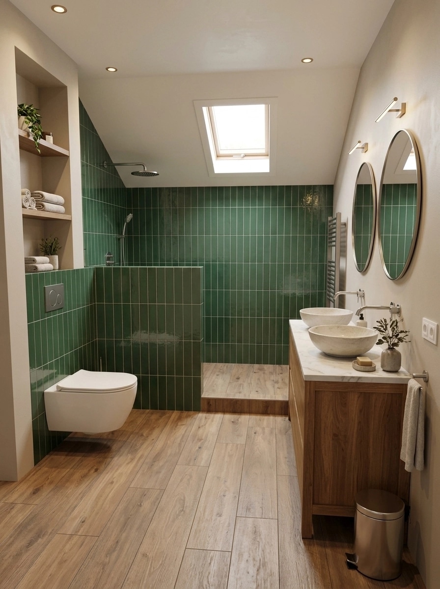 Bathroom interior in no_style style — photo by GenRoom AI