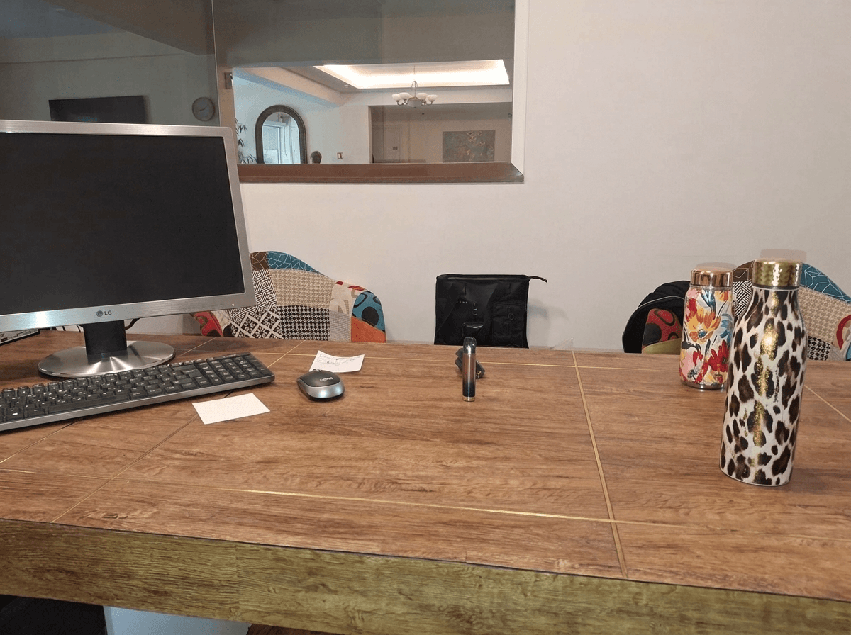 Office interior in no_style style — photo by GenRoom AI