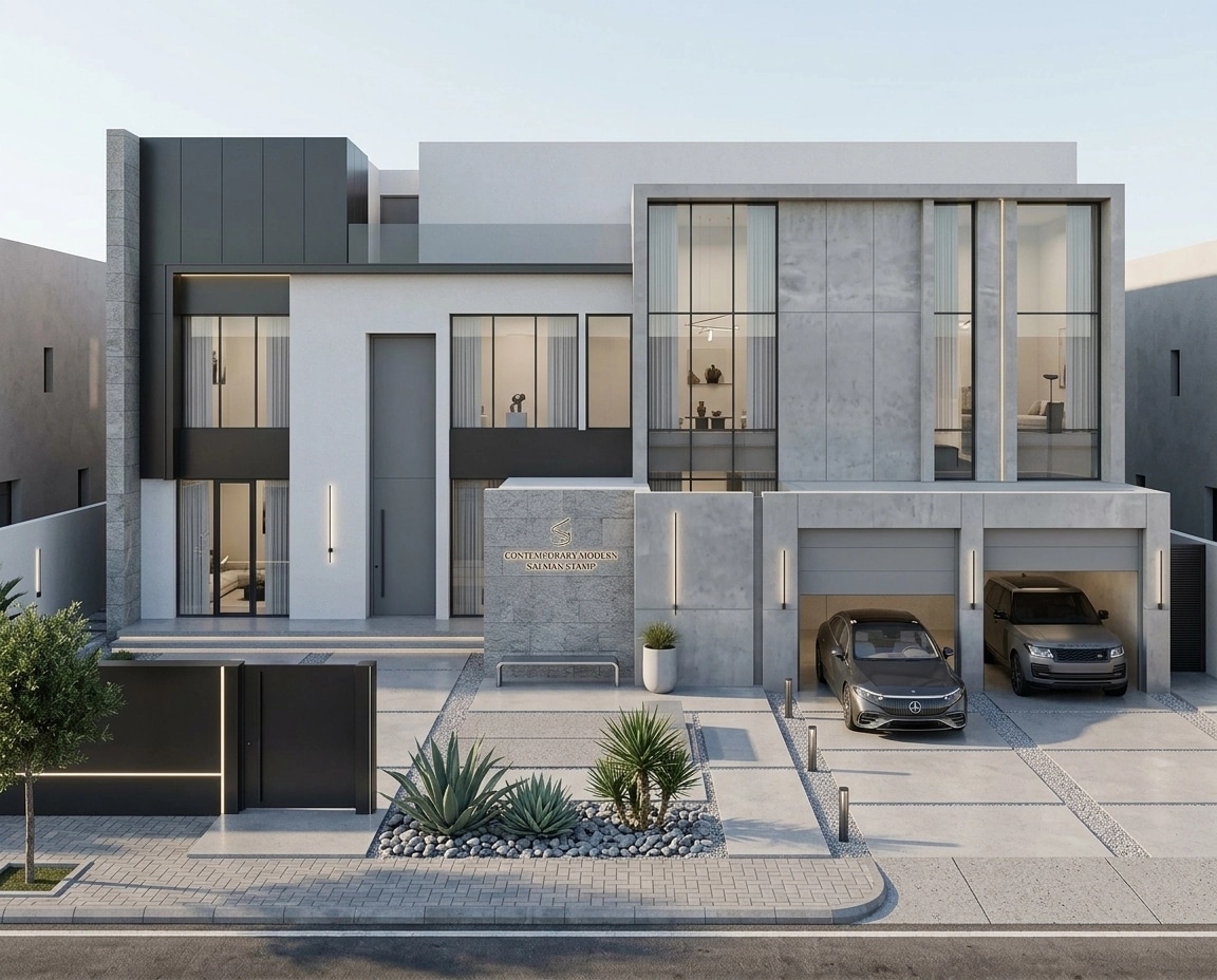 Minimalist Facade Facade design — facade photo by GenRoom AI
