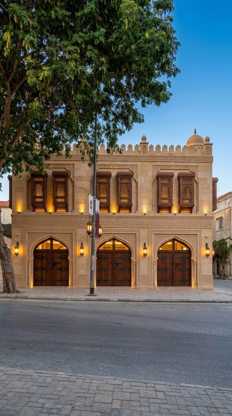 Arabian Facade Facade design — facade photo by GenRoom AI