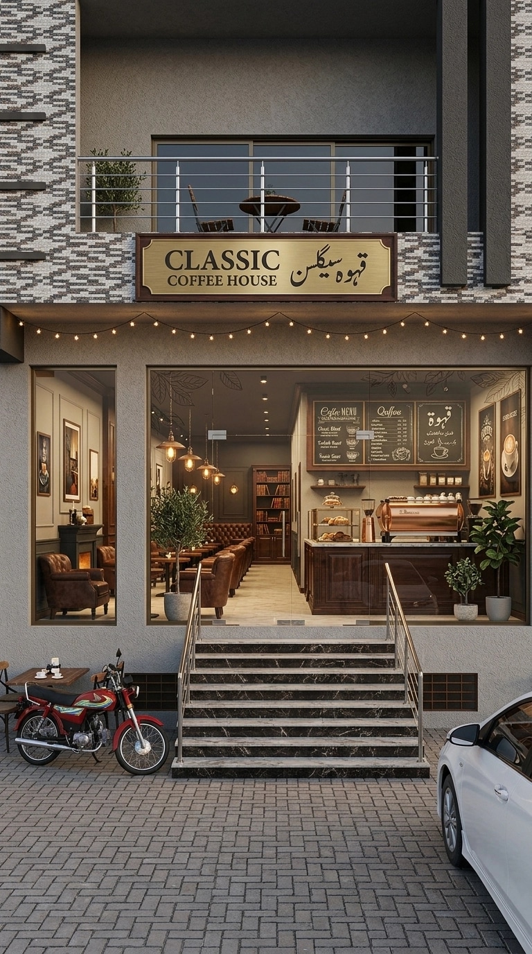 Interior design in Classic style — coffee_shop by GenRoom AI