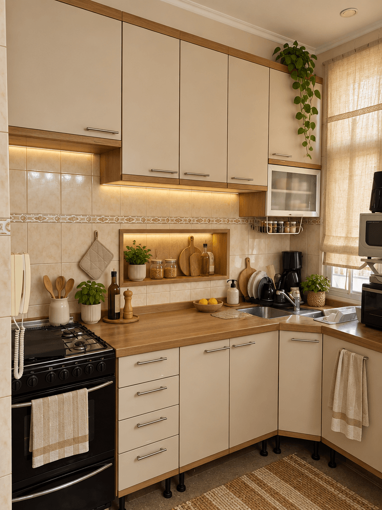Kitchen interior in no_style style — photo by GenRoom AI