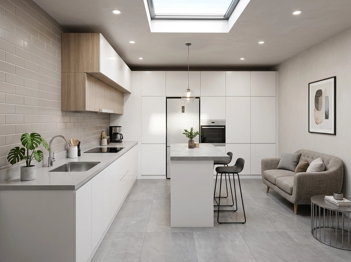 Contemporary Kitchen design — interior photo by GenRoom AI