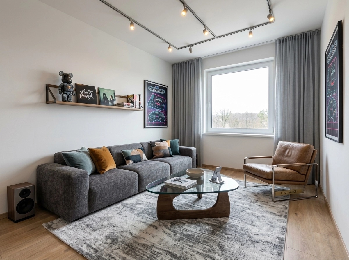 Interior design in Contemporary style — Living Room by GenRoom AI