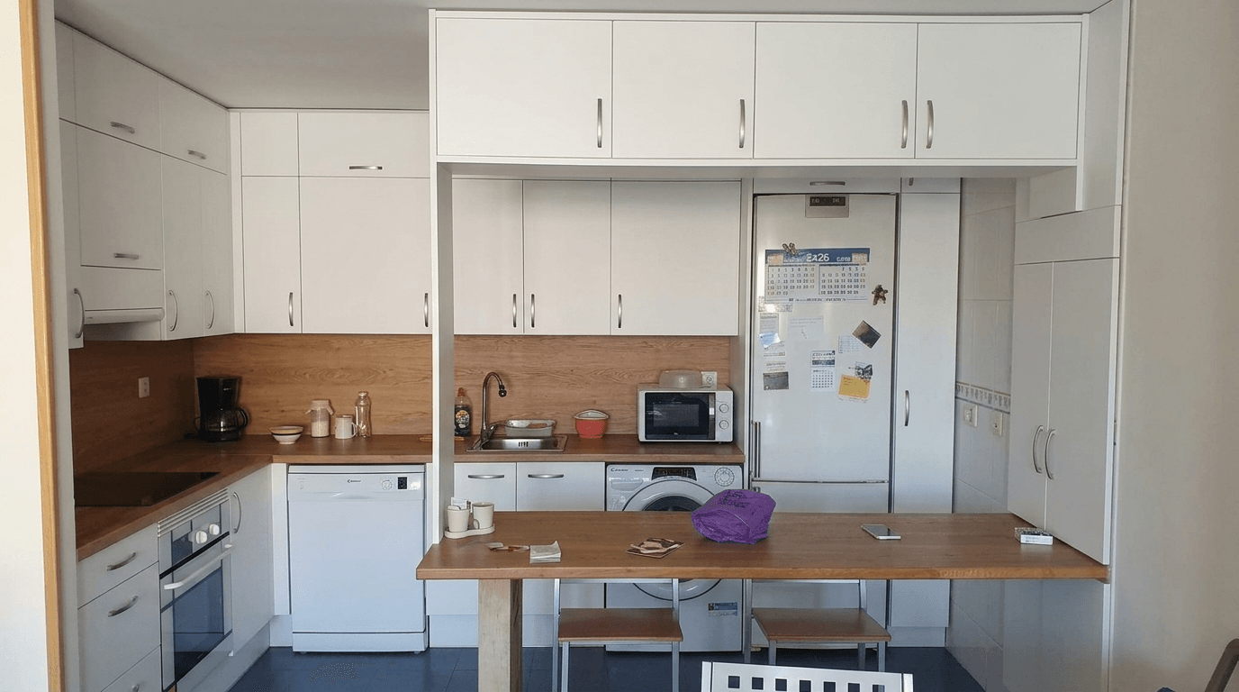 Kitchen interior in no_style style — photo by GenRoom AI