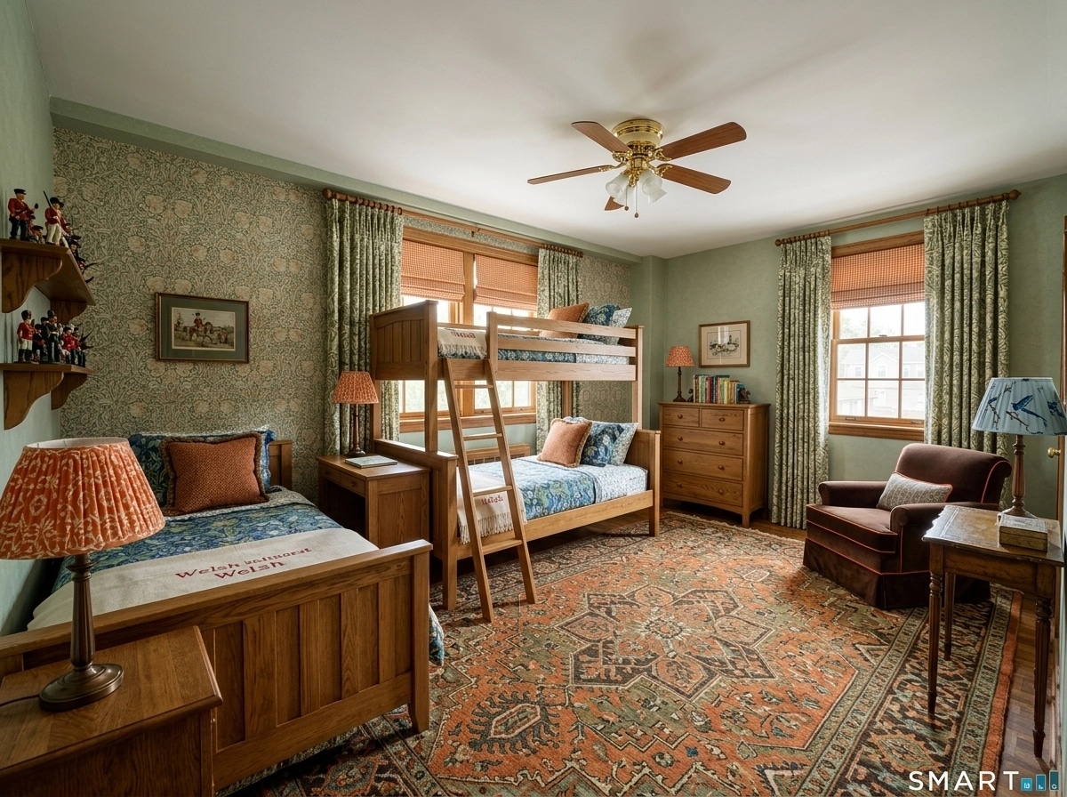 Interior design in British style — Bedroom by GenRoom AI