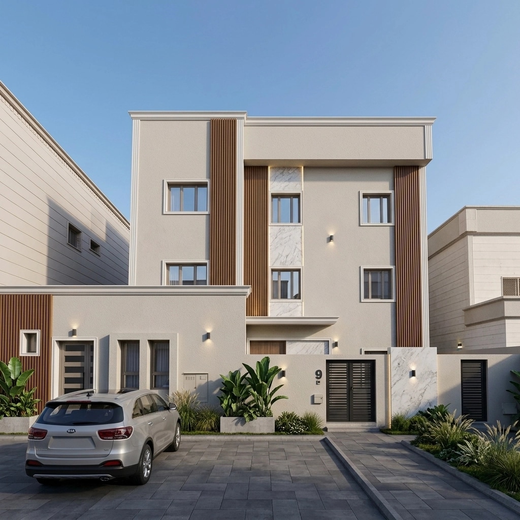 Contemporary Facade Facade design — facade photo by GenRoom AI
