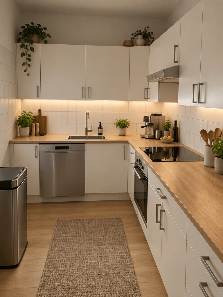 Minimalism Kitchen design — interior photo by GenRoom AI