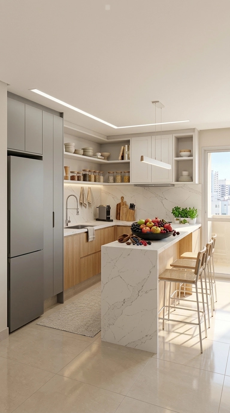 Kitchen interior in no_style style — photo by GenRoom AI