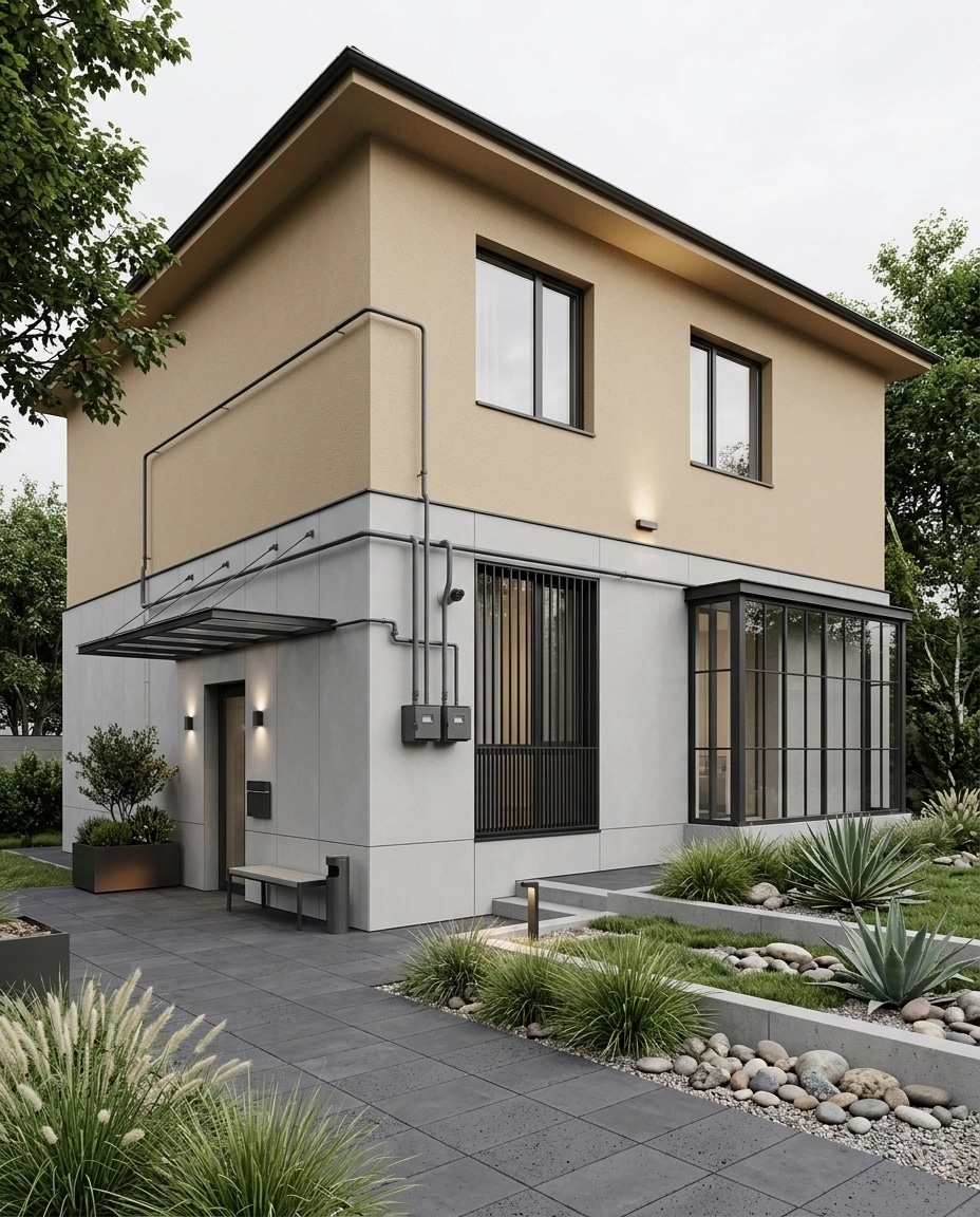Minimalist Facade Facade design — facade photo by GenRoom AI