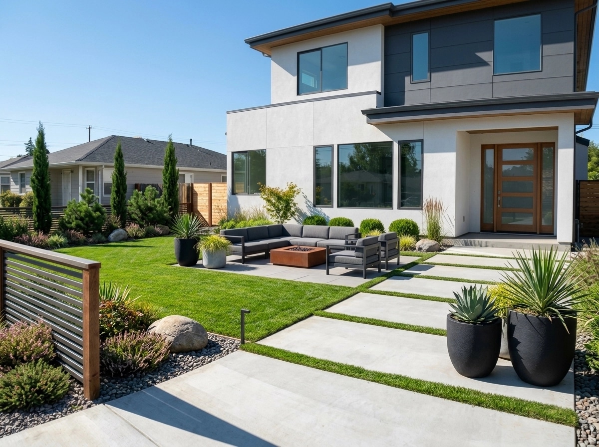 Contemporary Yard Yard design — yard photo by GenRoom AI