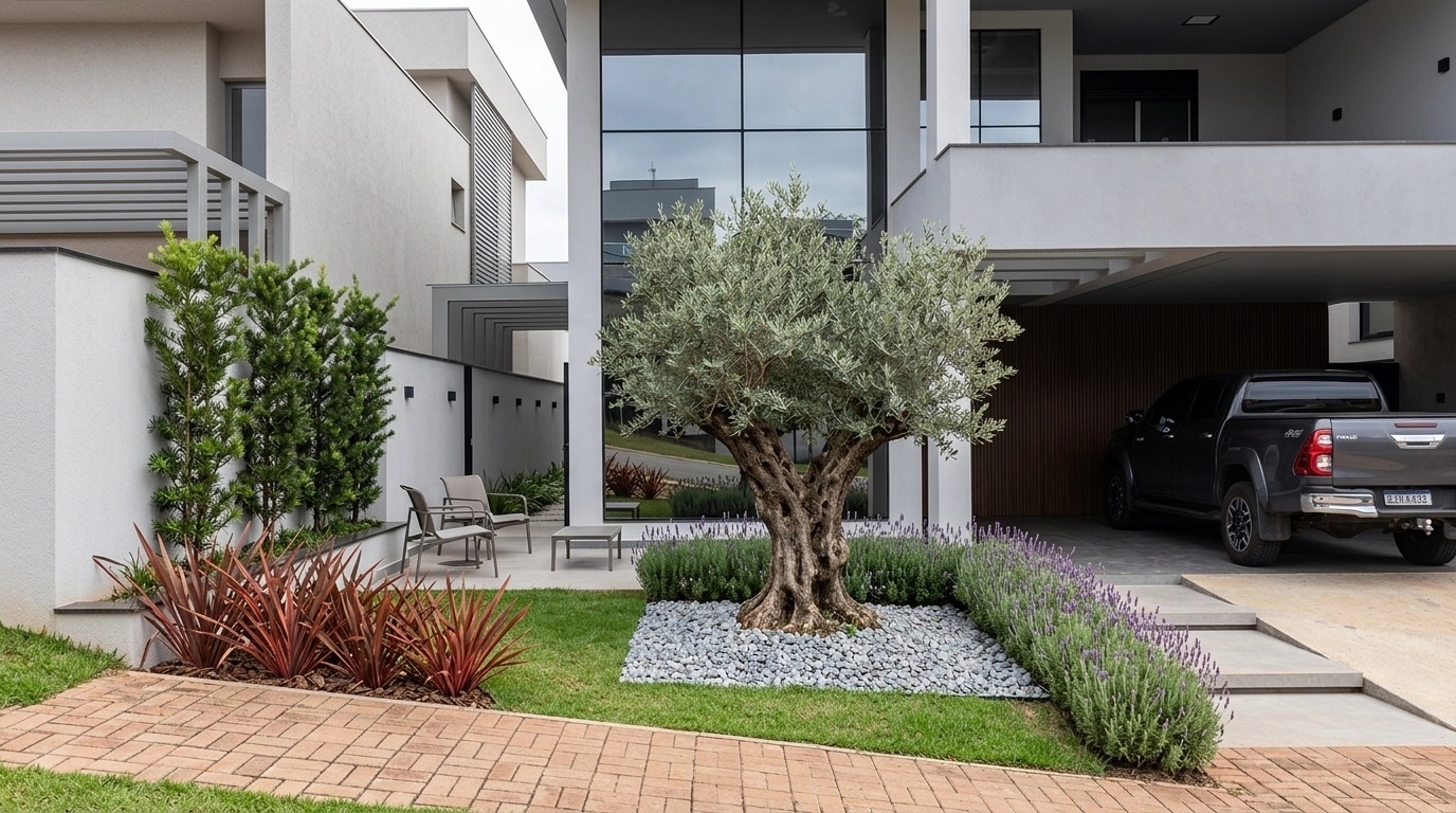 Landscape design in Minimalist Yard style — Yard by GenRoom AI