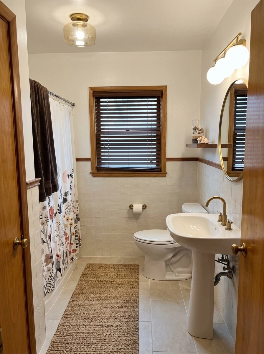 Interior design in Modern Farmhouse style — Bathroom by GenRoom AI