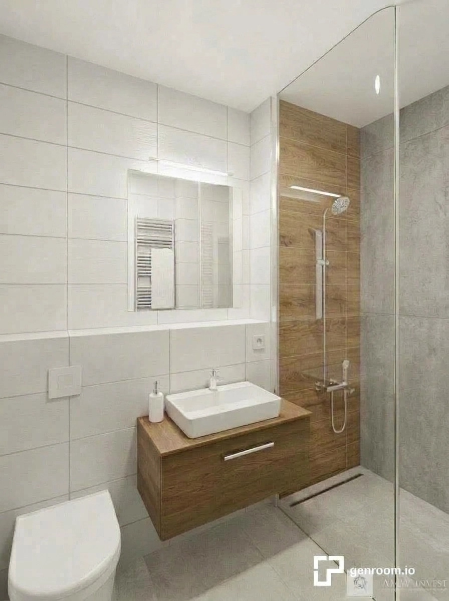 Bathroom interior in no_style style — photo by GenRoom AI