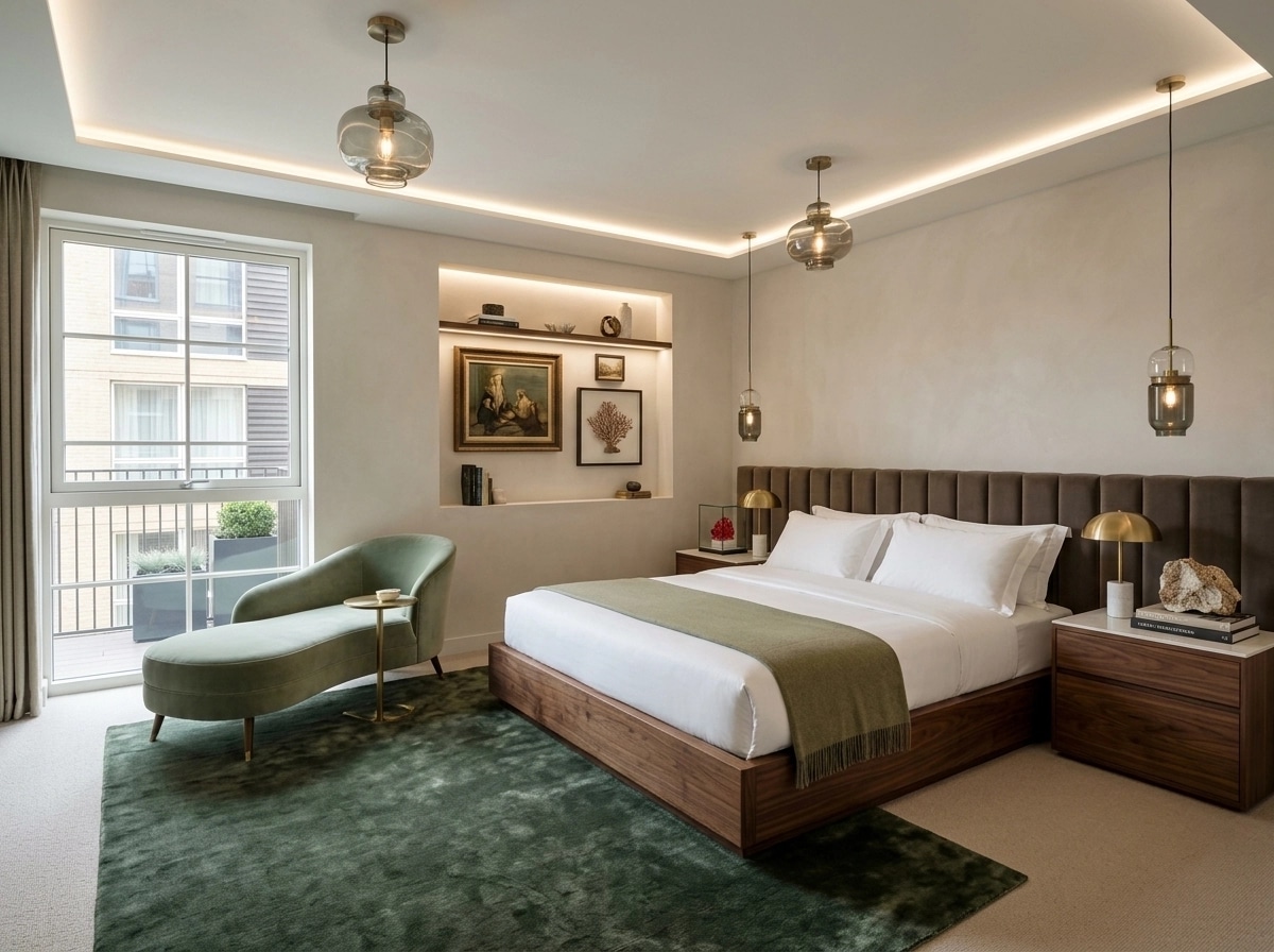 Interior design in Contemporary style — Bedroom by GenRoom AI