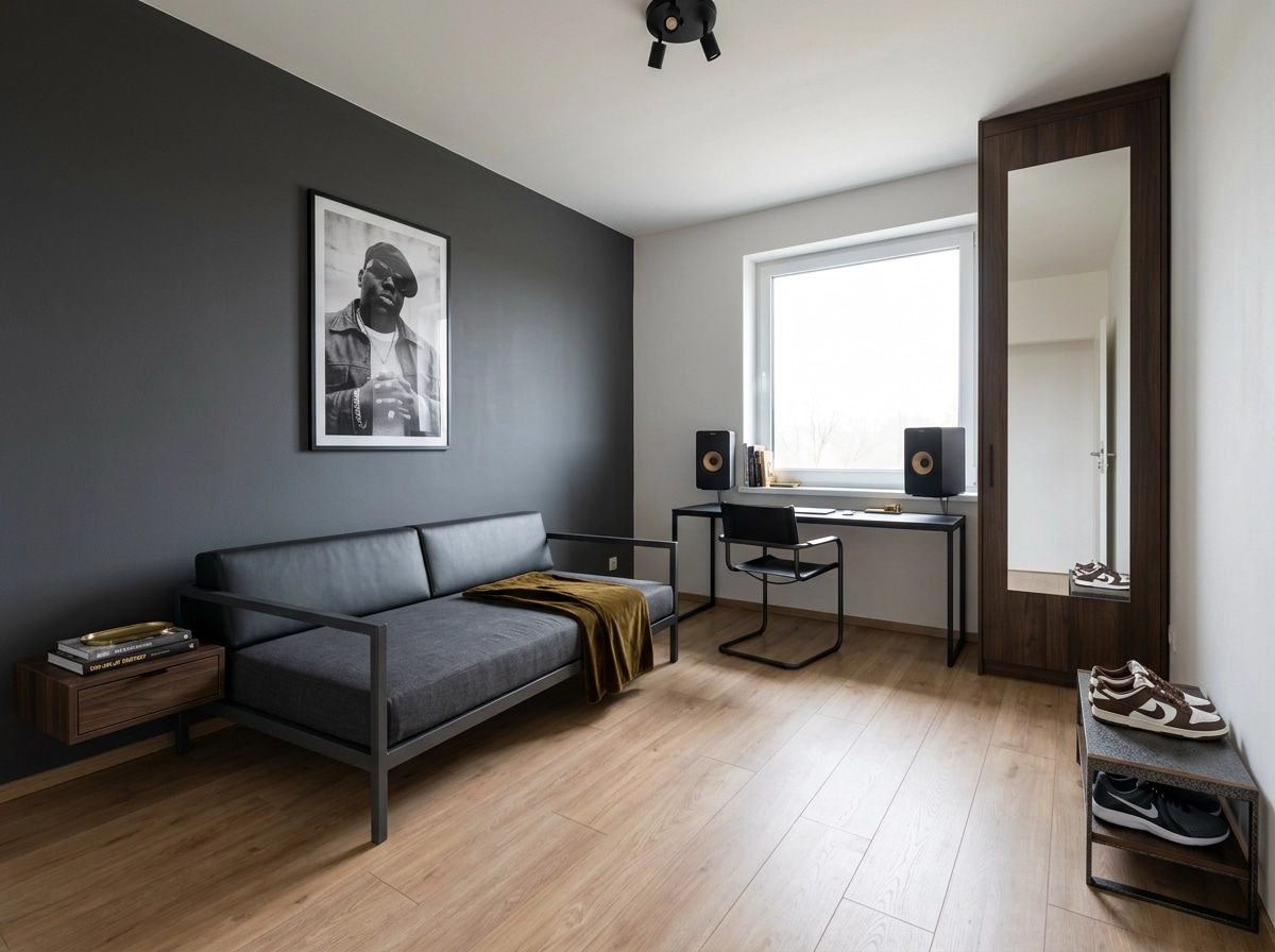 Minimalism Bedroom design — interior photo by GenRoom AI