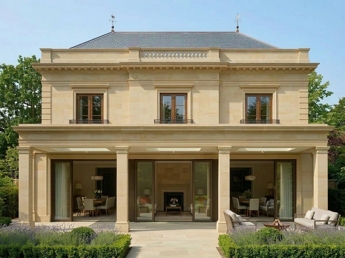 Facade design in Neoclassic Facade style — Facade by GenRoom AI