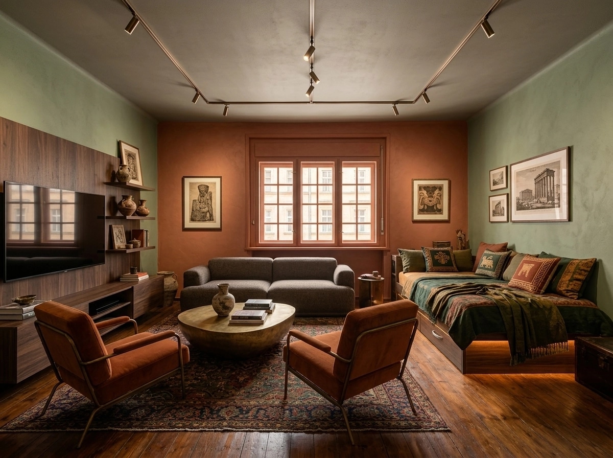 Interior design in Contemporary style — Living Room by GenRoom AI