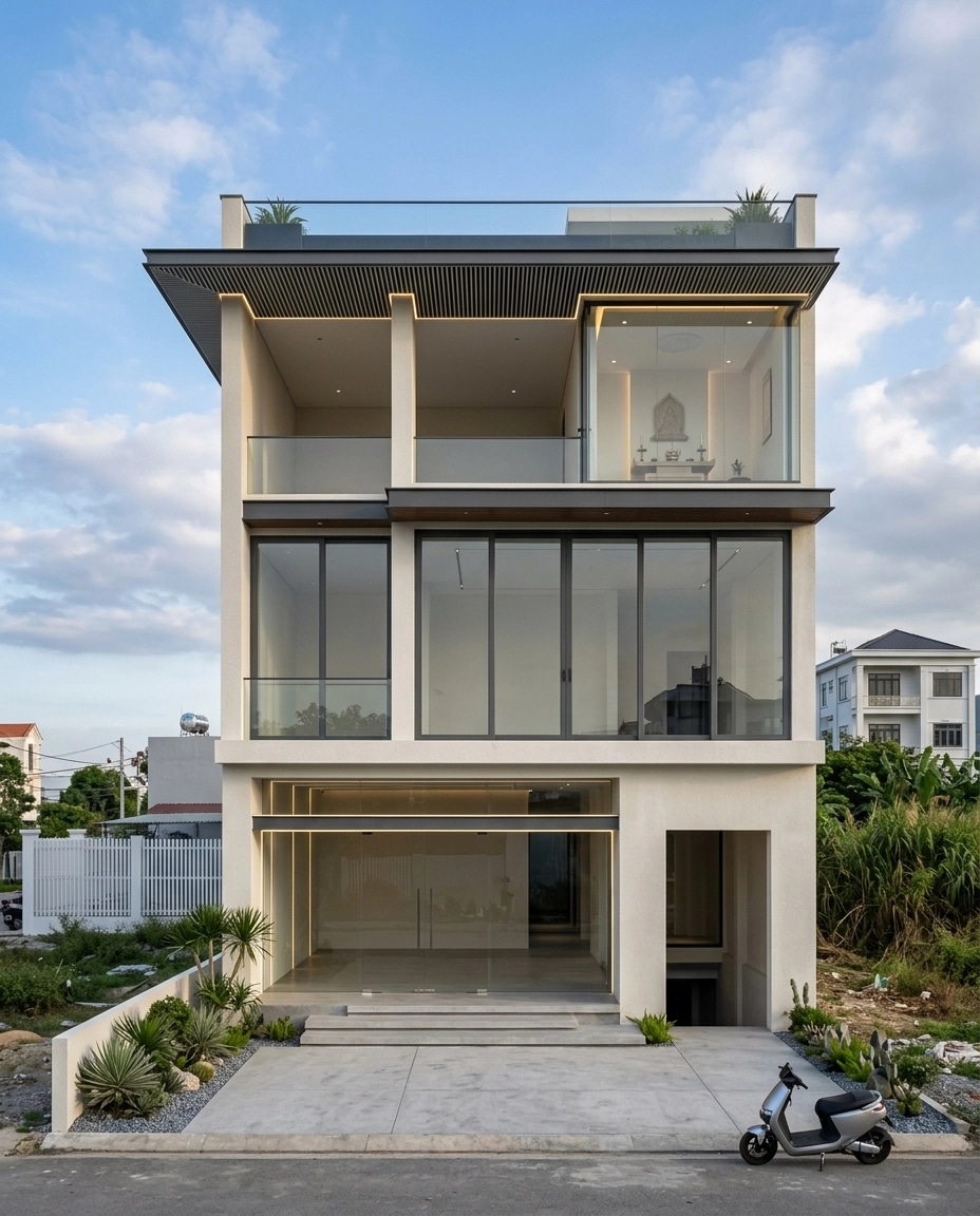 Facade design in Minimalist Facade style — Facade by GenRoom AI
