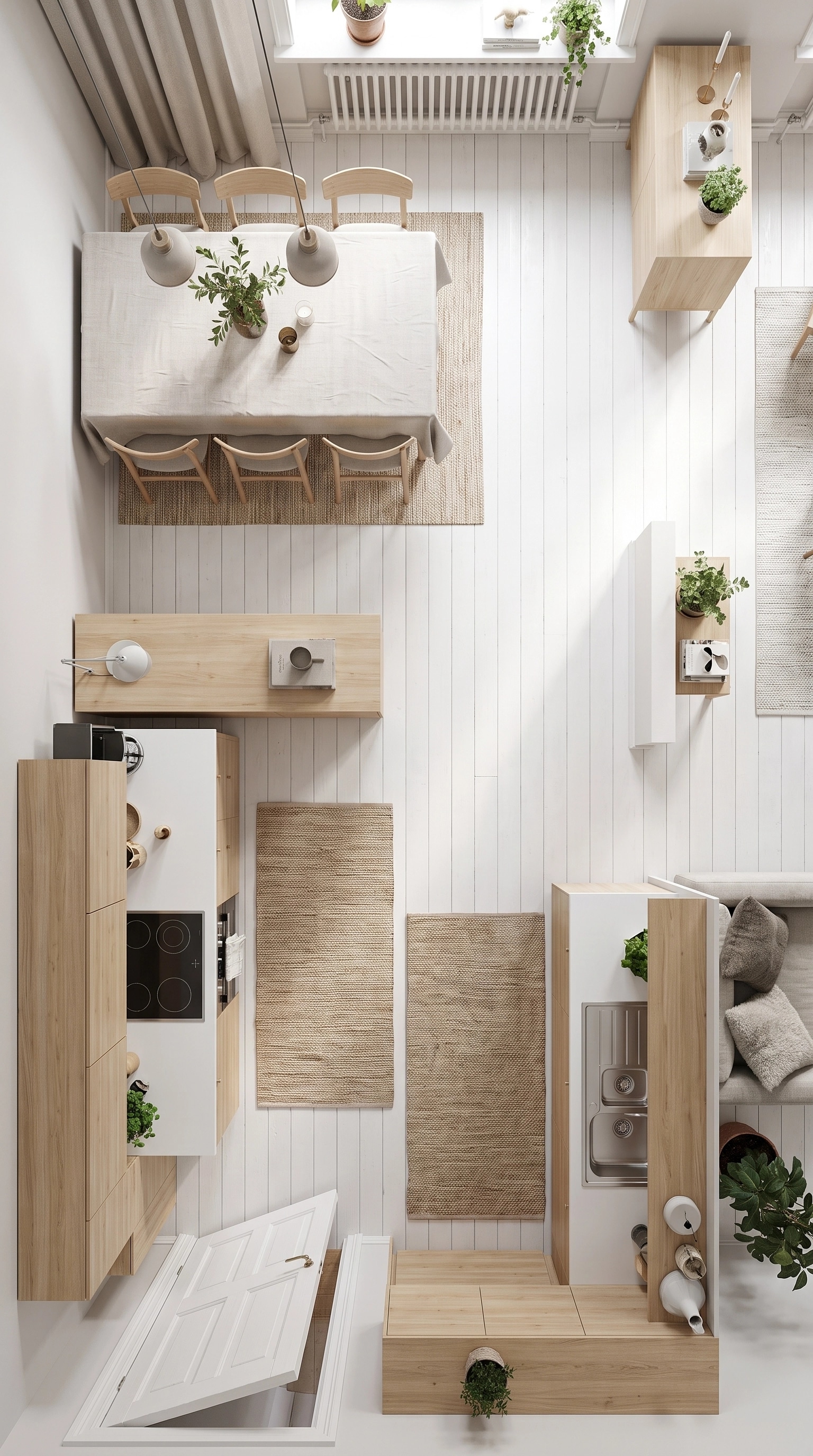 Scandinavian Living Room design — interior photo by GenRoom AI