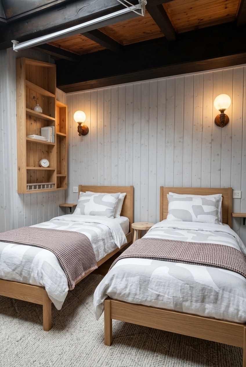 Interior design in Scandinavian style — Bedroom by GenRoom AI