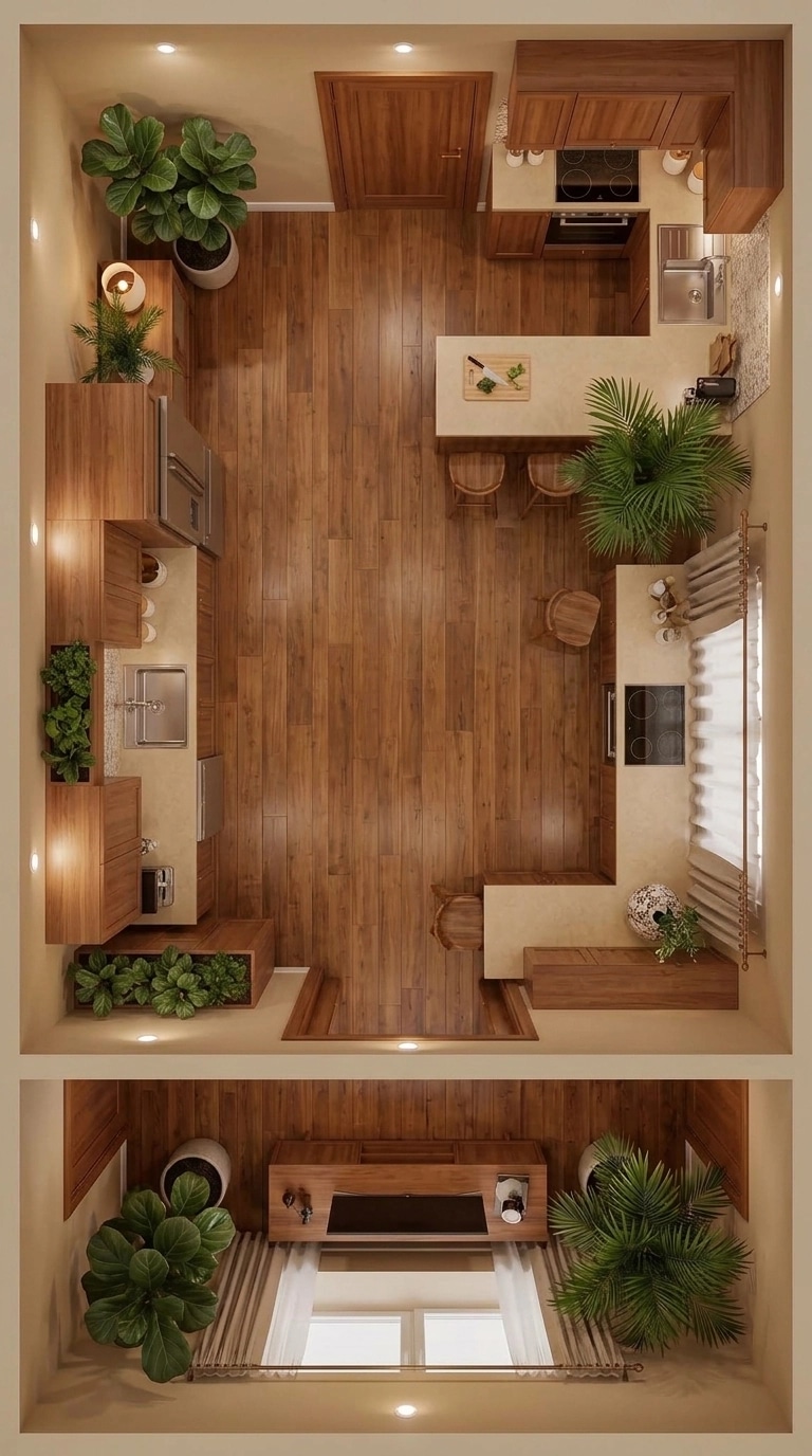 Interior design in Transitional style — Living Room by GenRoom AI