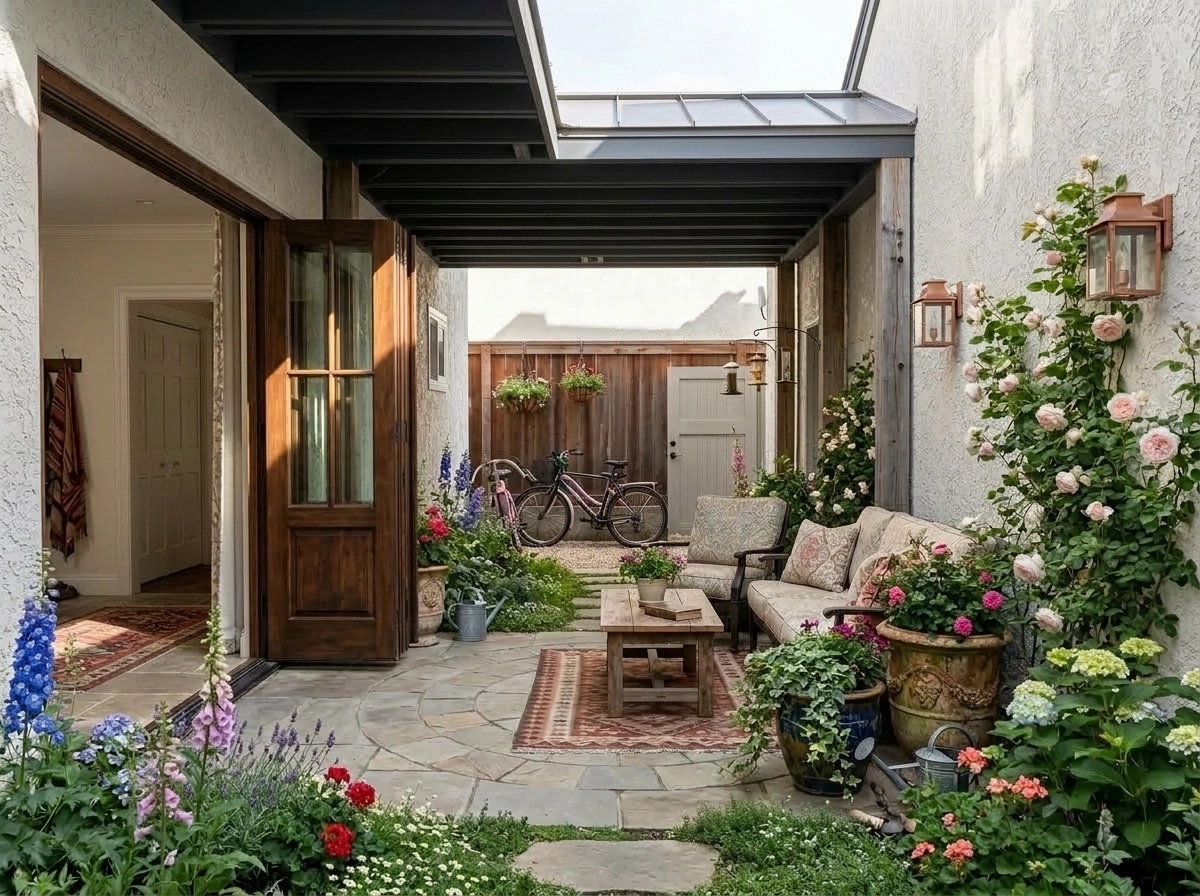 English Cottage Garden Yard design — yard photo by GenRoom AI