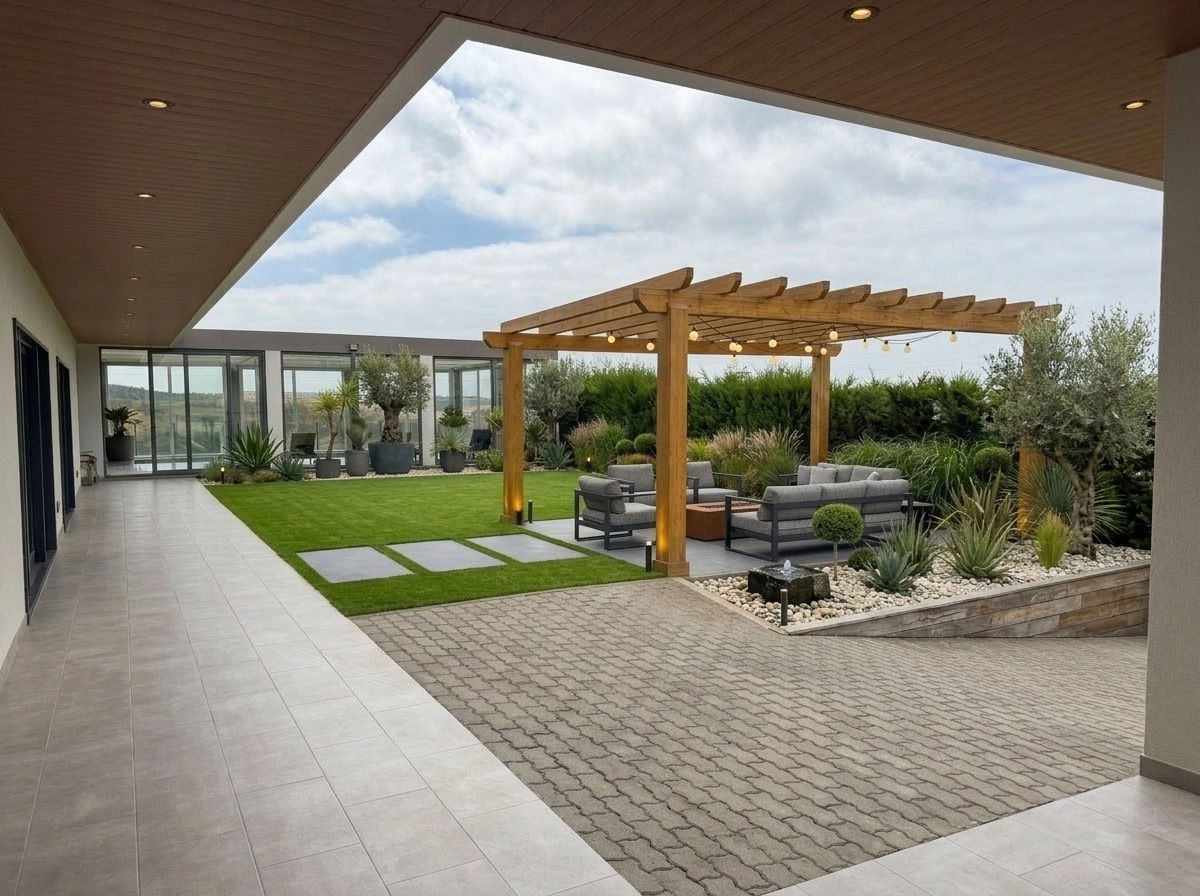 Contemporary Yard Yard design — yard photo by GenRoom AI